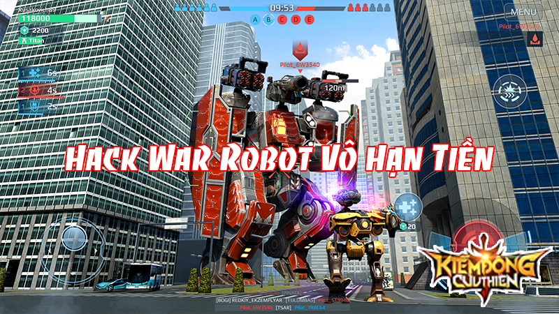 Hình ảnh War Robots Hack Vô Hạn Tiền