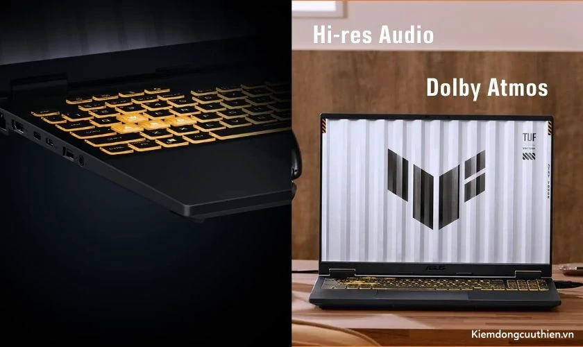 Đánh giá ASUS TUF Gaming F16 về bàn phím, loa