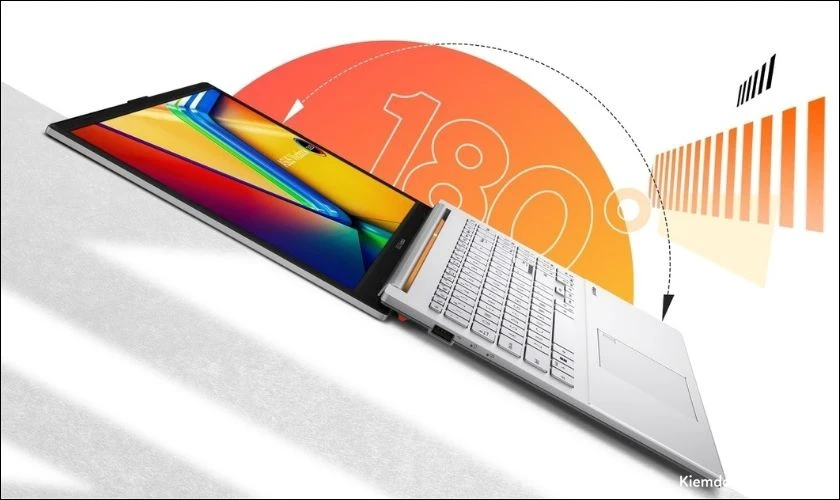 danh-gia-asus-vivobook-go-15-2 Đánh giá Asus Vivobook Go 15 về ngoại quan- Bản lề 180 độ