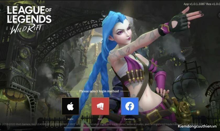 Mở game Liên Minh Tốc Chiến trên điện thoại