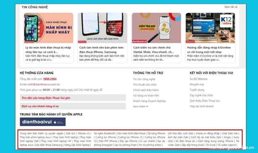 image link trong hyperlink là gì