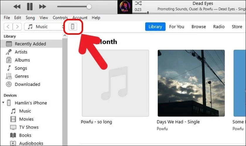 iphone-khong-len-nguon-15 Bạn mở iTunes và ấn vào biểu tượng Điện thoại nằm trên thanh công cụ