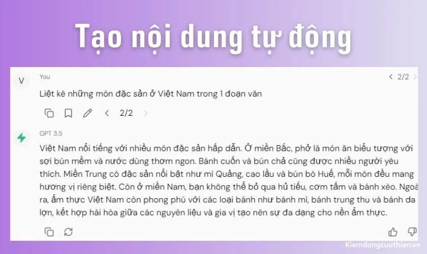 merlin-chatgpt-la-gi-6 Tạo nội dung tự động dựa trên câu hỏi được thiết lập