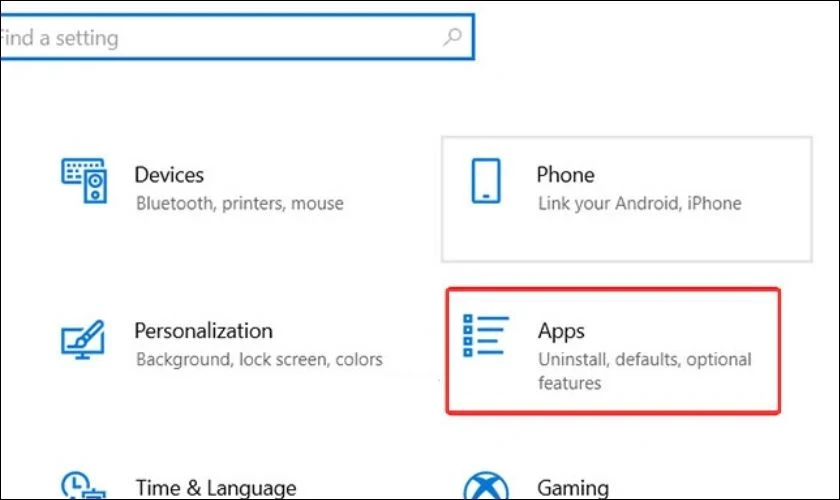 otlozmnzuwej9z7yblcx2pyvoxiz70nvcdgdjanu Bạn quay trở lại giao diện Settings rồi chọn Apps