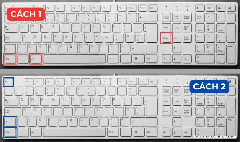 Dùng tổ hợp phím tắt để bật Task Manager