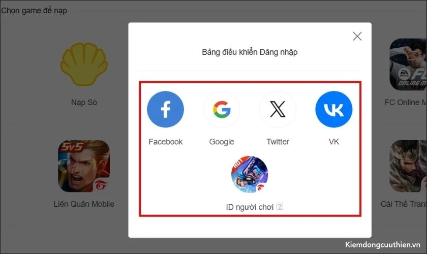 cach-nap-kim-cuong-trong-free-fire-2 Đăng nhập bằng ID người chơi