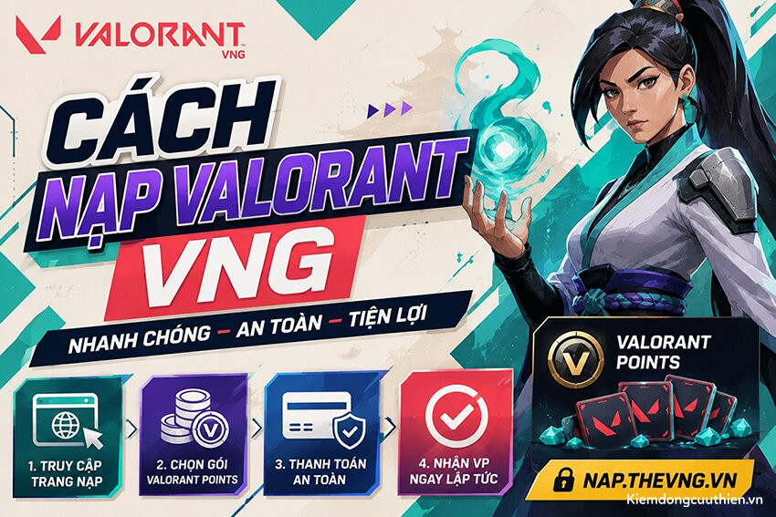 Cách nạp Valorant VNG