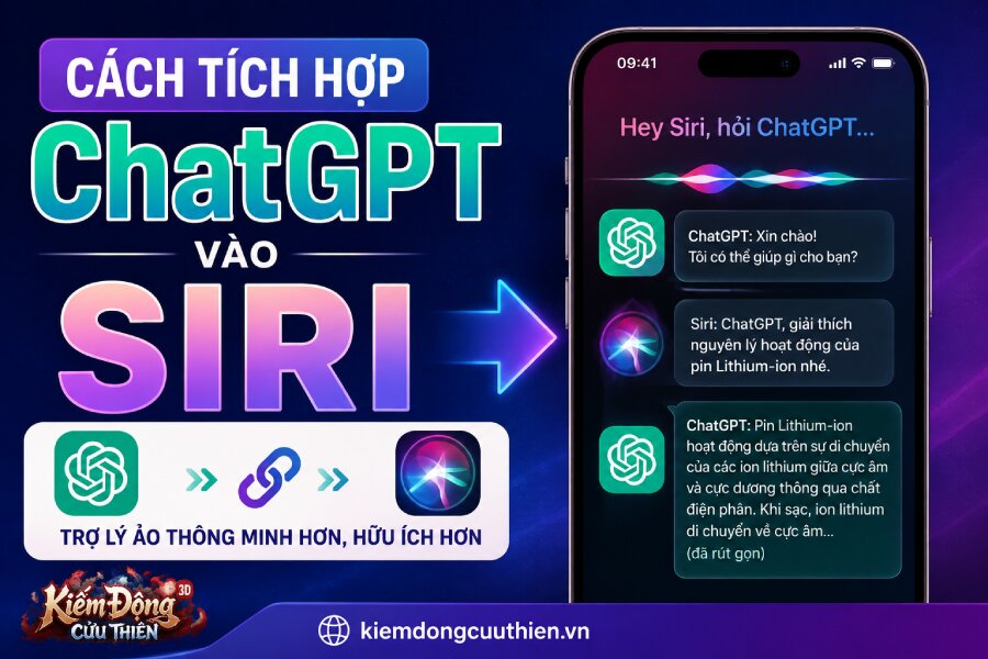 Cách Tích Hợp ChatGPT Vào Siri