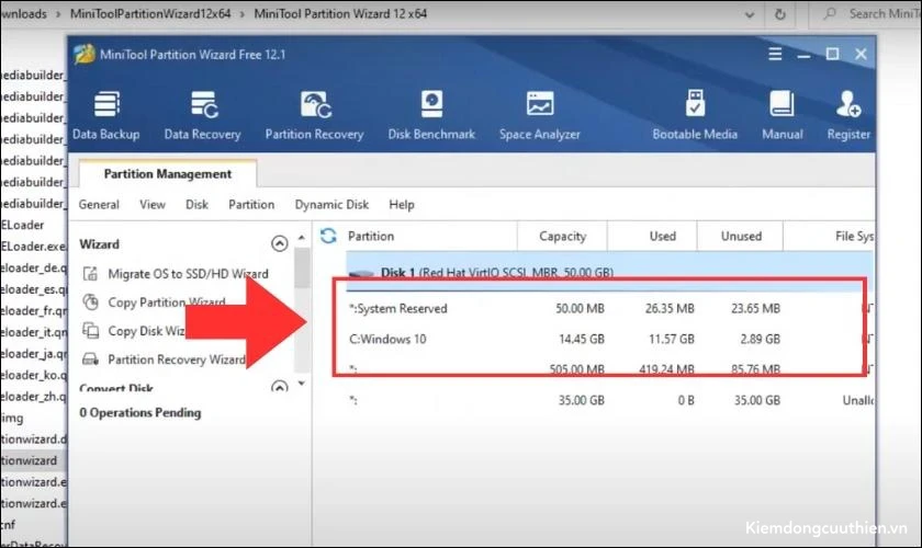 Tải về phần mềm MiniTool Partition Wizard Home Edition