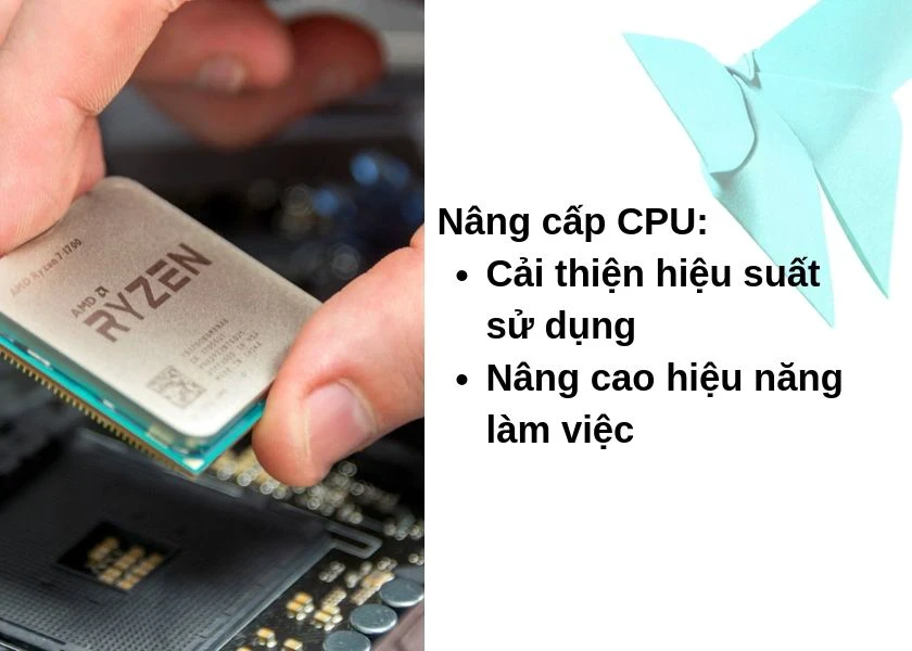 Vi xử lý máy tính laptop có nâng cấp được không