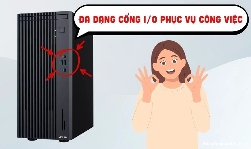 Đánh giá Asus V500MV về khả năng kết nối