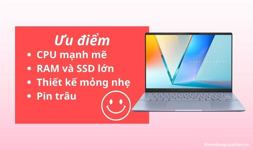 danh-gia-asus-vivobook-s-14-11 Ưu điểm của Asus Vivobook S 14