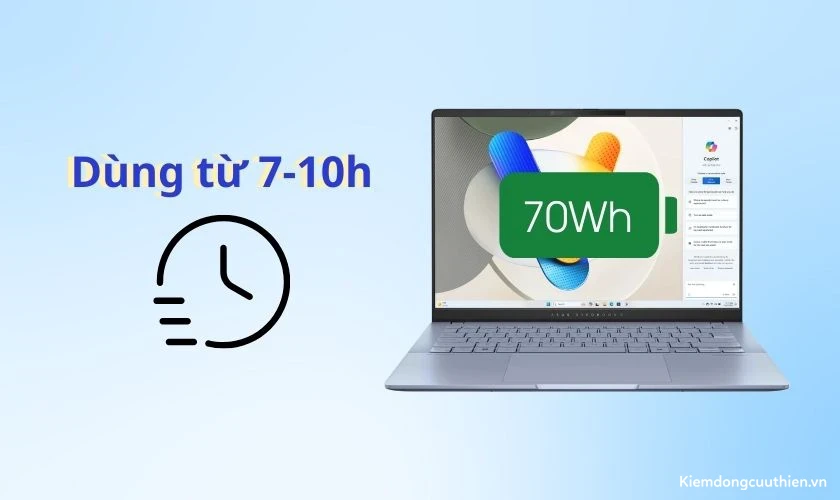 danh-gia-asus-vivobook-s-14-7 Đánh giá Asus Vivobook S 14 về dung lượng pin
