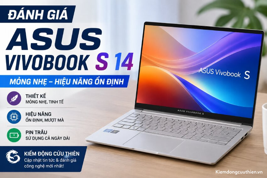 Đánh giá Asus Vivobook S 14
