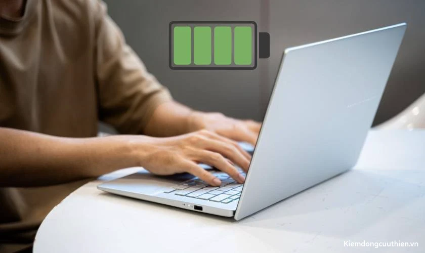 Đánh giá Asus Vivobook s14 Ryzen AI 5 330 về thời lượng pin