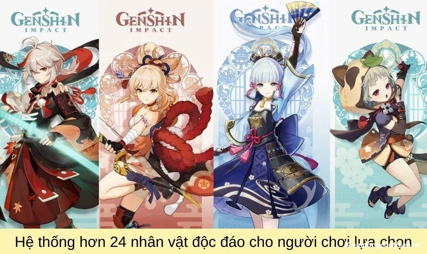 Đặc điểm chung các nhân vật trong Genshin Impact