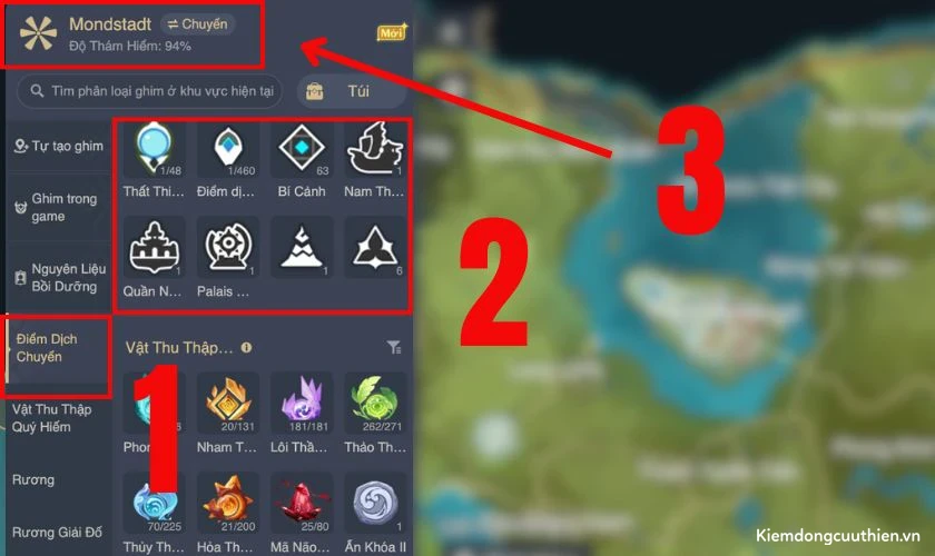 Tính năng của Genshin Impact Map là gì