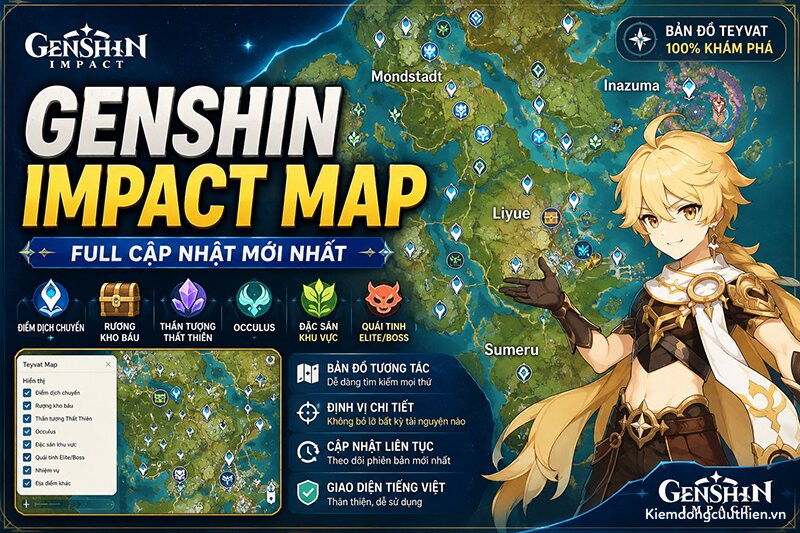 Genshin Impact Map Full