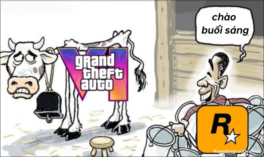 Hình ảnh Grand Theft Auto VI mim tiếng Việt 2025