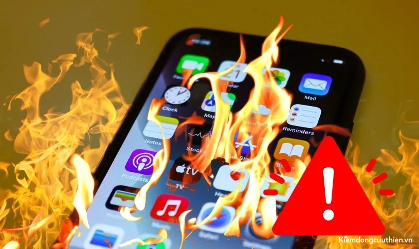 iphone-bi-tut-pin-23 Sử dụng bộ sạc chính hãng