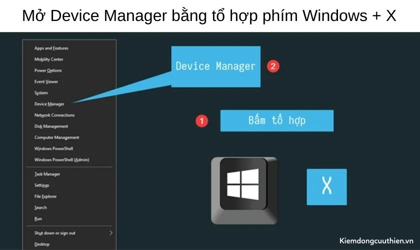 Xem GPU bằng Device Manager
