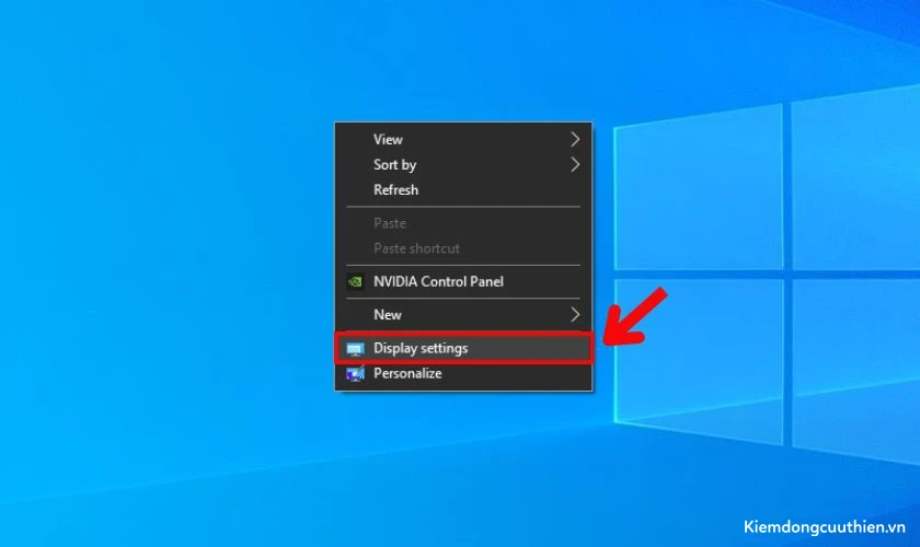 Kiểm tra card màn hình laptop trực tiếp trên màn hình