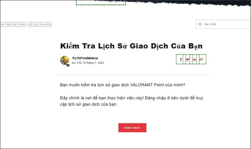 kiem-tra-lich-su-giao-dich-valorant-1 Kiểm tra lịch sử giao dịch Valorant đơn giản nhất 2025