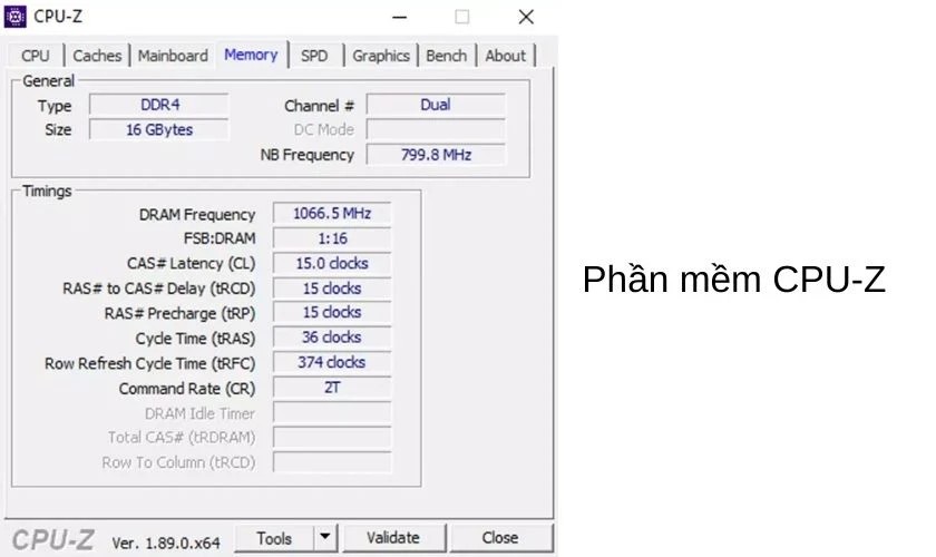 Test nguồn máy tính CPU-Z