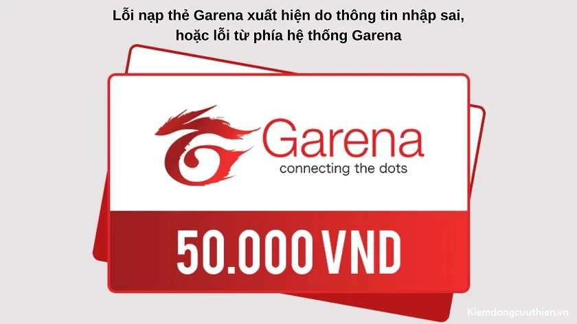 lỗi nạp the garena free fire