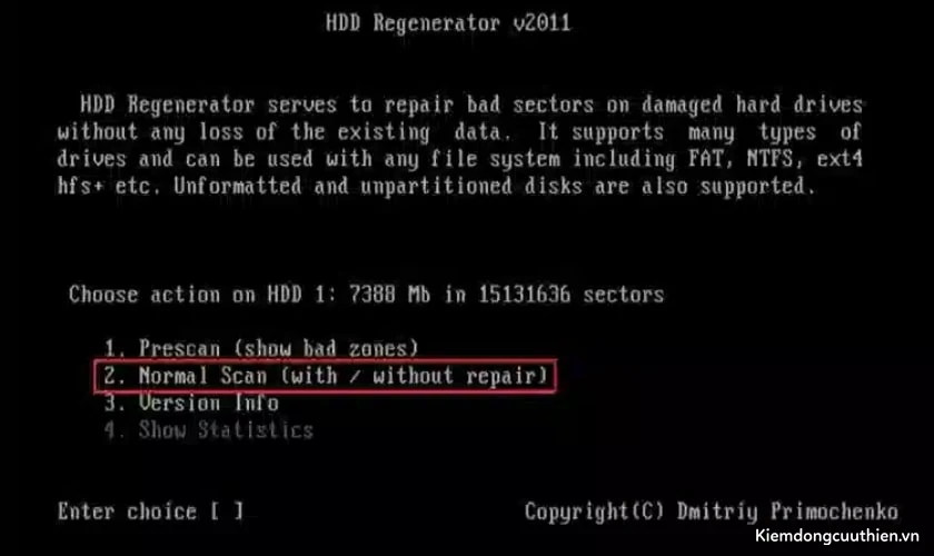 Lỗi bad sector laptop không nhận