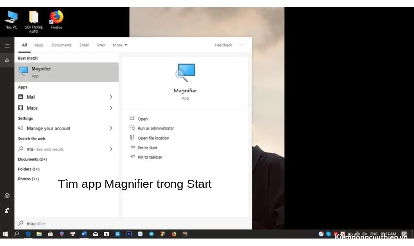 Hướng dẫn cách sửa lỗi màn hình phóng to bằng Magnifier