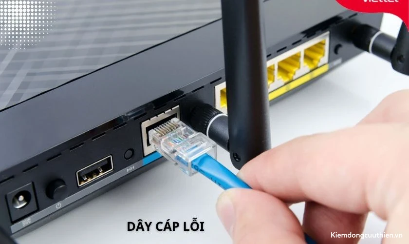 Màn hình sọc do dây cáp lỗi