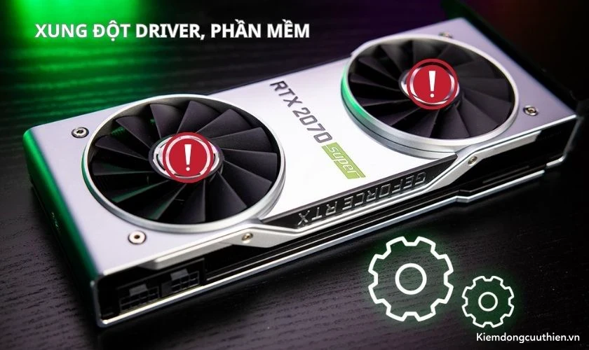 Laptop bị sọc do xung đột phần mềm, driver