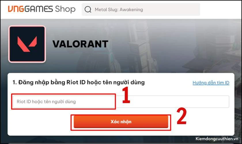 nap-valorant-24 Nạp Valorant trên trang chủ VNG