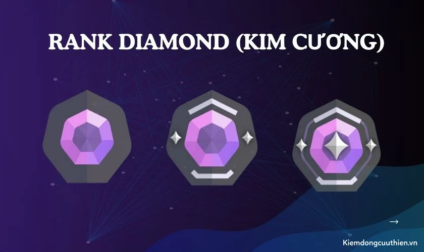 rank-trong-valorant-8 Diamond (Kim Cương) là một bậc xếp hạng khá cao trong Valorant
