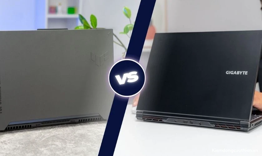 So sánh Asus TUF Gaming F15 và Gigabyte G6 về thiết kế