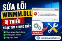 Sửa lỗi winmm.dll bị thiếu hoặc tìm không thấy