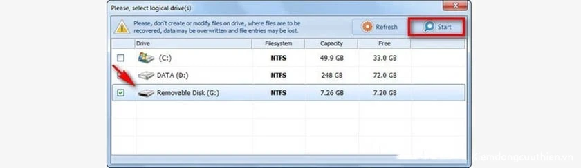 Phần mềm phục hồi dữ liệu ổ cứng Undelete 360