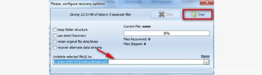 Phần mềm phục hồi dữ liệu ổ cứng Undelete 360