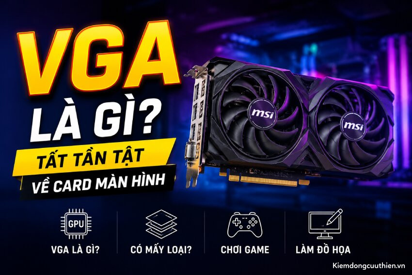 VGA là gì? Các loại card VGA và cách chọn để build PC