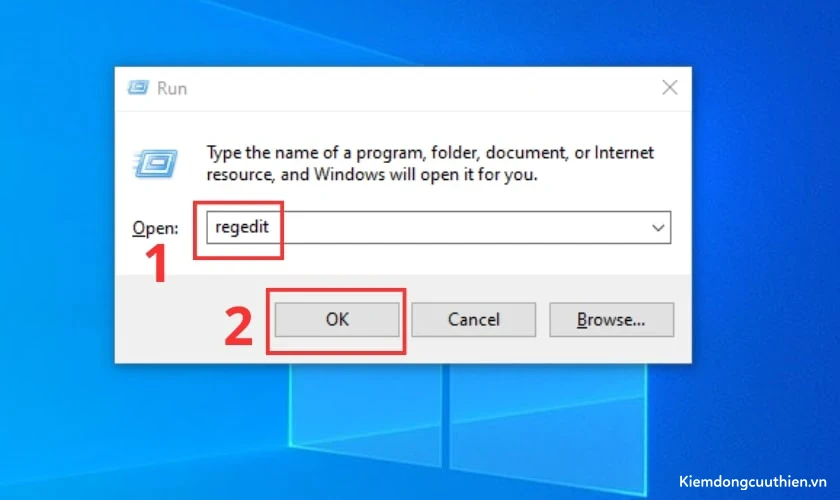 Thay đổi cài đặt máy in trên Regedit