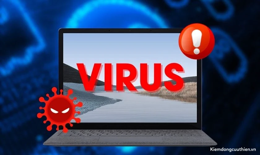 Máy tính bị nhiễm virus nên Cant connect to this network