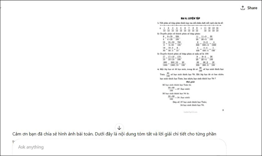 Nhấn Enter và đợi câu trả lời từ ChatGPT