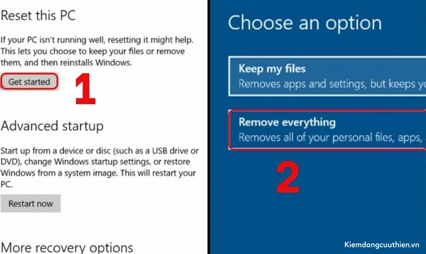 Cài đặt lại Windows