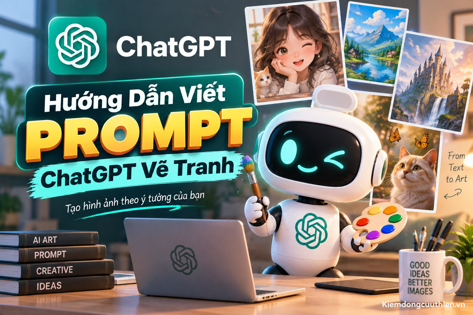 Hướng Dẫn Viết Prompt ChatGPT Vẽ Tranh