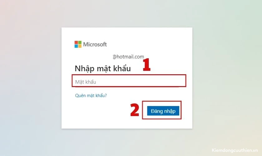tuzq9spsgnaszgze60v18nqgsnsnubw2udvn3nmr Nhập mật khẩu của tài khoản Hotmail là gì?